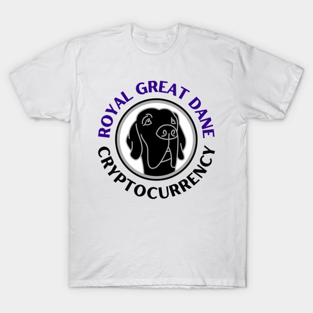 Royal Great Dane Cryptocurrency T-Shirt by Royal Great Dane